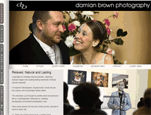 Tablet Screenshot of damianbrownphotography.co.uk